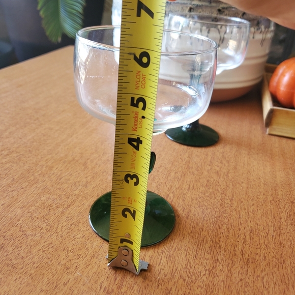 stylish vintage MARGARITA GLASS | cactus handle - Picture 6 of 6